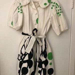 Short sleeves long coat